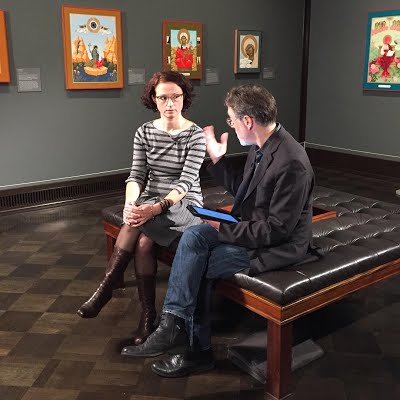 Olga Volchkova interviewed in her JSMA exhibition by Paul Peppis