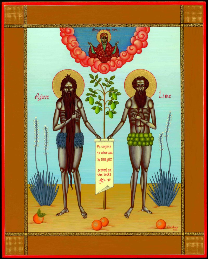 Saint Margarita on the rocks